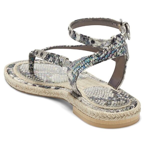 VINCE CAMUTO âKelmiaââGreyâMultiâIridescentâExoticâSandals - Picture 3 of 5